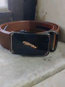 Jaguar Leather Belt