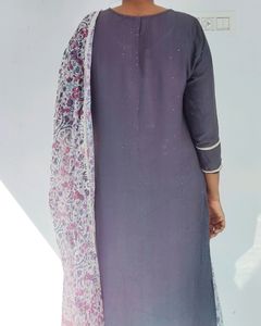 Grey Kurta Set