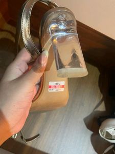 Metro Glass Heel Sandals