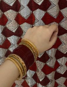 Beautiful Maroon Bridal Chura