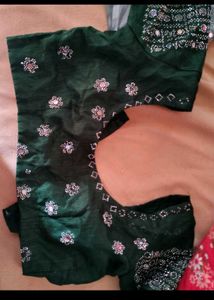 Festive Collection Real Mirror Work Ombre Saree