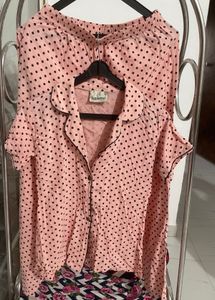 Cute Polka Dot Pajama Set