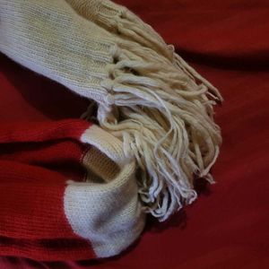 Striped Knit Scarf