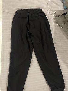 Black And White Striped Joggers