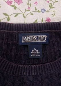Lands&#39; End Cable Knit Sweater