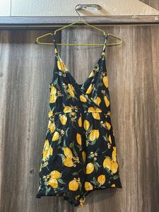 H&amp;M Lemon Print Romper