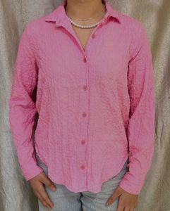 Textured Pink Shirt