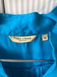 Blue Embroidered Top