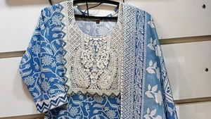 Elegant Blue Kurta Set