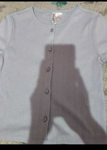 blue chic cardigan
