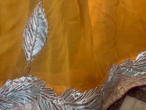 Orange Ethnic Skirt