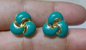 Fluorescent Green Small Studs