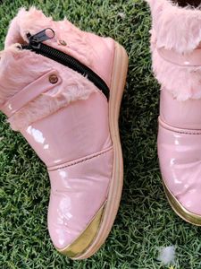 Pink Winter Boots