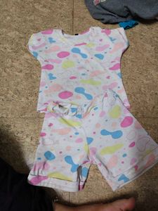 4 Set Baby Combo Top Pant Frock Tshirt One Piece