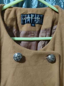 Cozy beige long Overcoat 🧥