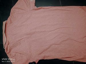 Peach Patterned Shirt