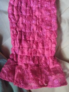 Smocked Classic Pink Patterned Long Sleeve Top