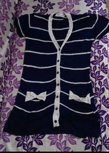 Striped Cardigan Dress