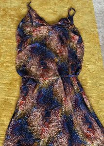 Colorful Print Summer Dress