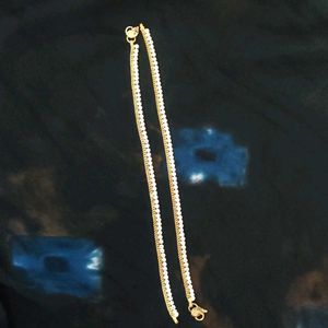Gold - Tone Anklet