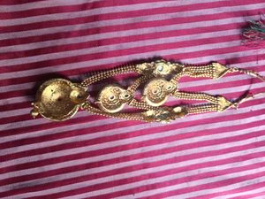 Vintage Gold-Tone Indian Necklace