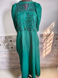 🎄Buy 2, Get 1 Free🎁XL/ XXL Green Lace Dress