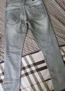 grey jeans