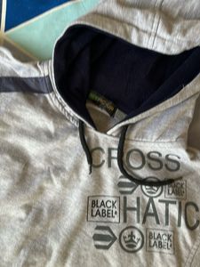 Gray Graphic Hoodie