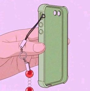 Beaded Phone Charm 💙