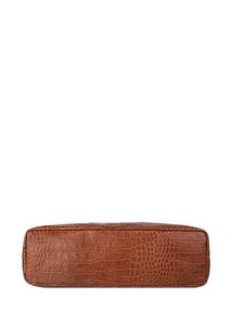 Hidesign Tan Croc Tote