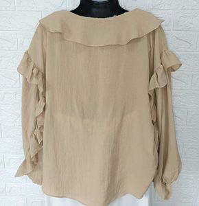 Korean  Ruffled  Top