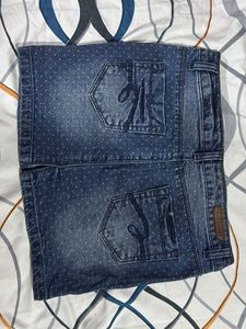 Denim Mini Skirt