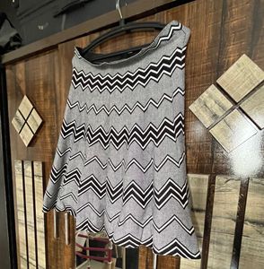 Black And white Skirt