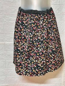 Black Floral Dress S To M Size