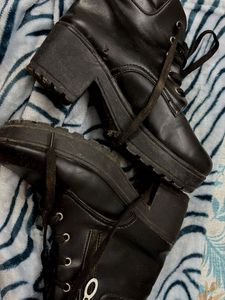 Black Leather Boots