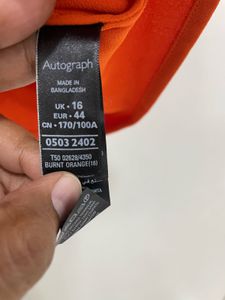 🌟Chic Alert!🚨M&amp;S Autograph Burnt Orange Blouse