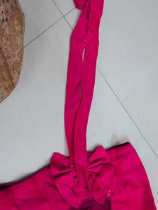 Mirror Work Readymade Blouse -pink