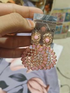 Pink Dangle Earrings