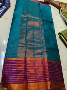 New AAURA Silk Saree With Blouse
