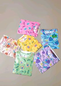 2pcs Pack 1yrs To 8yrs Full Pant Set