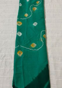 Tie &amp; Die Pure Cotton Saree with Blouse