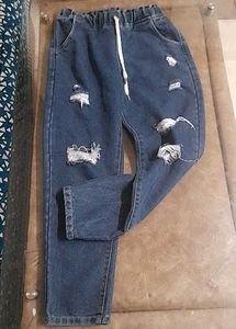 Distressed Denim Jeans