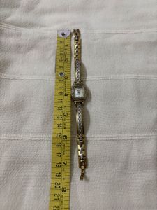 Rare Precision By Gruen Watch Women Diamond Quartz