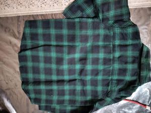 Unused Boy Dark Green Shirt