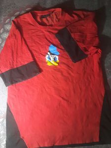 Red Donald Duck Tee
