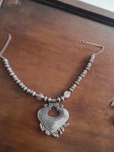 Boho Heart Pendant Necklace