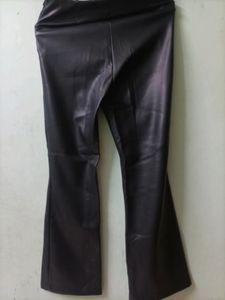 The Secret Black Faux Leather Pants