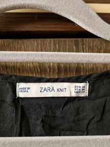 Zara Knit Black High Low Top