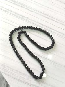 Black Beaded Necklace