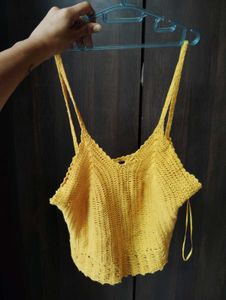Crochet Yellow Top